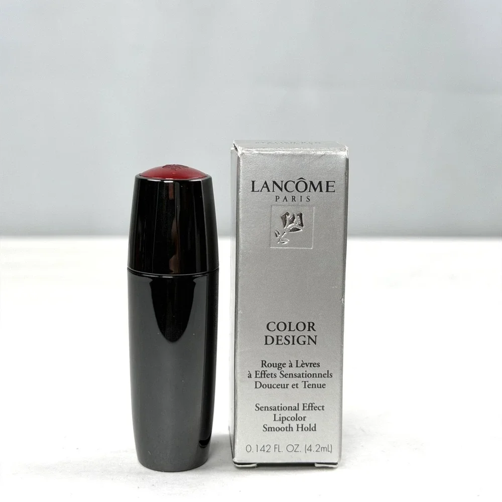 RARE Lancome L'Absolu Rouge Advanced Hydrating Lipstick / Stylish Red / Shimmer